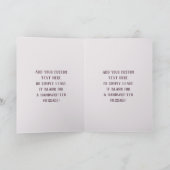 Cute Hand Lettered Grandchildren Make Life Grand Karte (Innenseite)