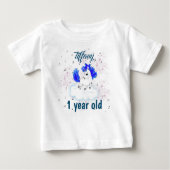 cute Happiness magic unicorn Baby T-shirt (Vorderseite)