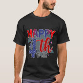 Cute Happy 4th Of July T-Shirt (Vorderseite)