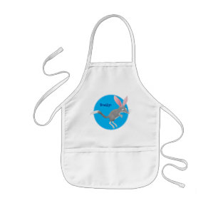 Cute happy Australian bilby cartoon Kids' Apron Kinderschürze
