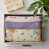 Cute Happy Birthday masquerade theme Seidenpapier (Geschenk)