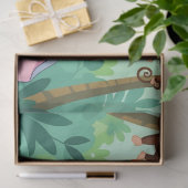 Cute Happy Birthday safari theme Seidenpapier (Geschenk)