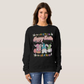 Cute Happy Easter Easter Gnomes Easter Squad 1 Sweatshirt (Vorne ganz)