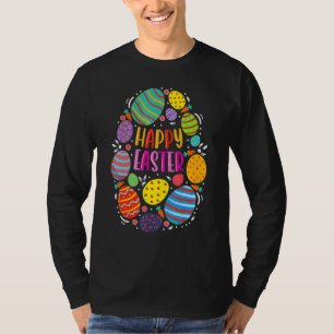 Cute Happy Easter For Teen Girls Boys Easter Color T-Shirt