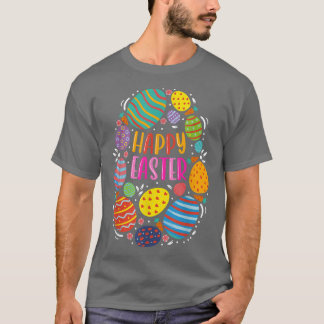Cute Happy Easter For Teen Girls Boys Easter Color T-Shirt