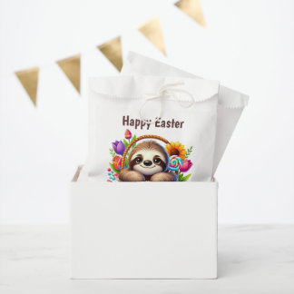 Cute Happy Easter sloth Geschenktütchen