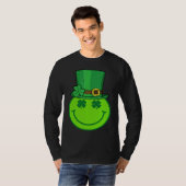 Cute Happy Face Leprechaun  St Patricks Day Irish  T-Shirt (Vorne ganz)
