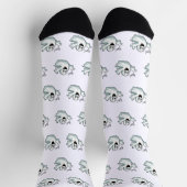 Cute Happy Ghost Socken (Oben)