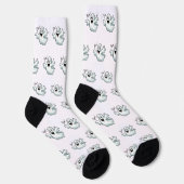 Cute Happy Ghost Socken (Rechts)