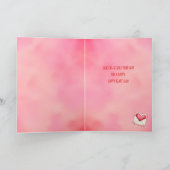 Cute Happy Heart Day Valentine's Day Card Karte (Innenseite)