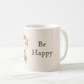 Cute Happy Monkey Kaffeetasse (VorderseiteRechts)