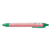 Cute Happy Nurses Day Pink Tee Kugelschreiber (Unterseite)