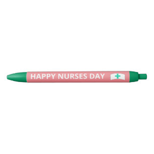Cute Happy Nurses Day Pink Tee Kugelschreiber