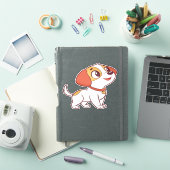 Cute Happy Puppy Cartoon Sticker (iPad Hülle)
