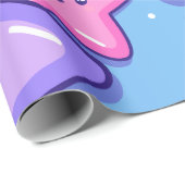 Cute Happy Stars Geschenkpapier (Rolleneckpunkt)