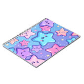 Cute Happy Stars  Notizblock (Linke Seite)