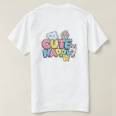 Cute Happy. T-Shirt (Design Rückseite)