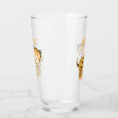 Cute happy tiger cub cartoon glas (Links)
