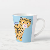 Cute happy tiger cub cartoon milchtasse (Rechts)