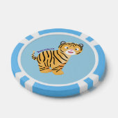 Cute happy tiger cub cartoon pokerchips (Einzeln)