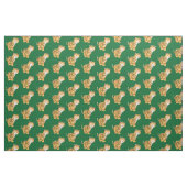 Cute happy tiger cub cartoon stoff (Fat Quarter (45,7 x 55,9 cm))
