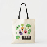 Cute Happy Vegetables 100% Vegan