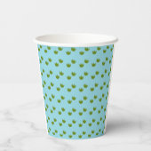 Cute Hatching Dino Baby Shower Paper Cups  Pappbecher (Rückseite)