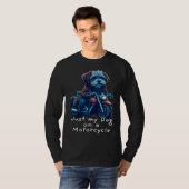 Cute Havanese riding on a motorcycle  Christmas  2 T-Shirt (Vorne ganz)
