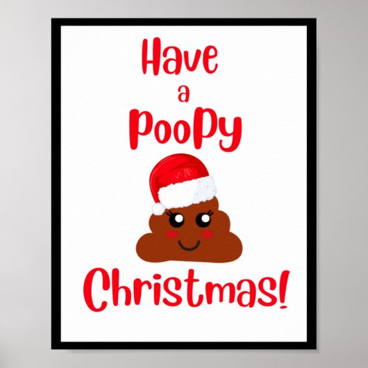 Cute Have A Opy Christmas Funny Holiday T Shirt Poster (Vorne)