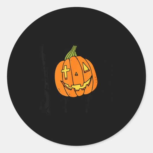 Cute He Is The Light In The Dark Christian Hallowe Runder Aufkleber (Vorderseite)