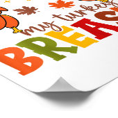 Cute He Likes My Turkey Breasts Couple Matching Th Poster (Ecke)