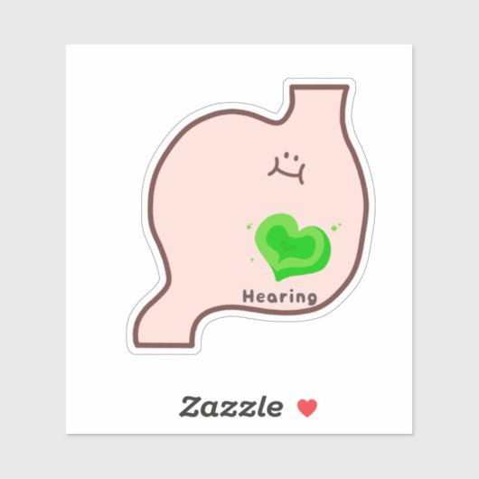 Cute healing organ art aufkleber (Blatt)