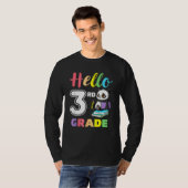 Cute Heart Hello 3rd Grade First Day Back To Schoo T-Shirt (Vorne ganz)