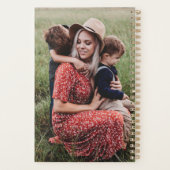 Cute Heart Love You Mum Mother's Day Photo Planer (Rückseite)