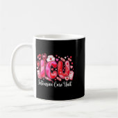 Cute Hearts Icu Valentine Nurse Valentines Day Shi Kaffeetasse (Links)