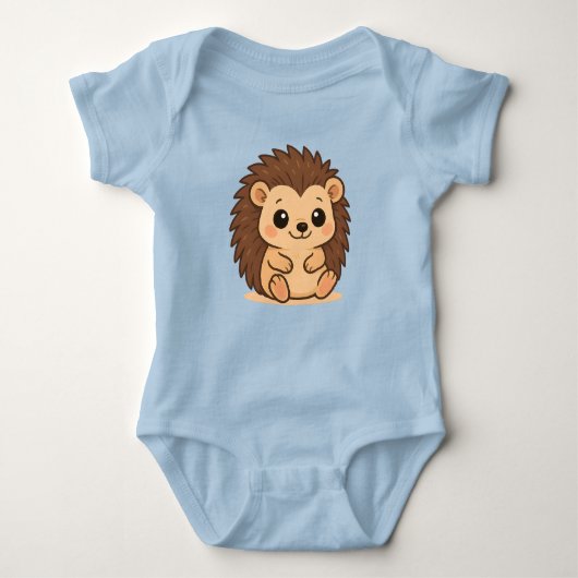 Cute Hedgehog Baby Onsie Baby Strampler (Vorderseite)