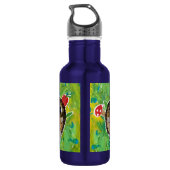 Cute Hedgehog Edelstahlflasche (Rückseite)