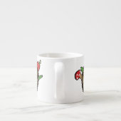 Cute Hedgehog Espressotasse (Rückseite)