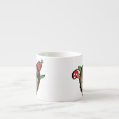 Cute Hedgehog Espressotasse (Vorderseite)