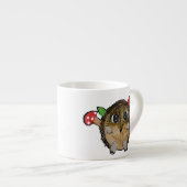 Cute Hedgehog Espressotasse (Vorderseite Rechts)