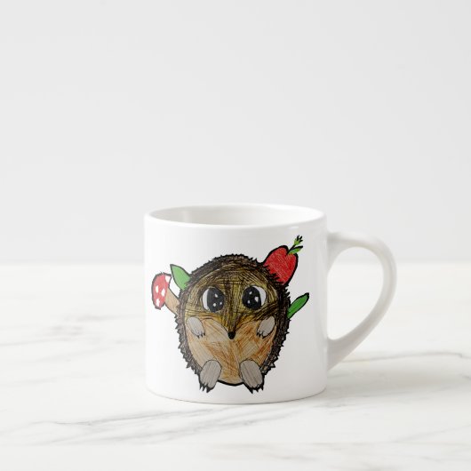 Cute Hedgehog Espressotasse (Rechts)