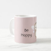Cute Hedgehog Fairy Kaffeetasse (Vorderseite Links)