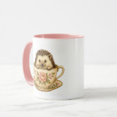 Cute Hedgehog Mug Tasse (Vorderseite Links)