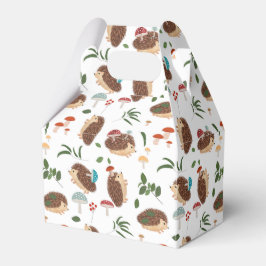 Cute Hedgehog Mushrooms Woodland Forest Animal Geschenkschachtel