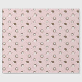 Cute Hedgehog papel de presente Geschenkpapier (Flach)