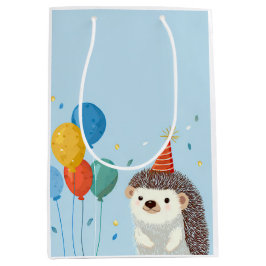 Cute Hedgehog Party Favor Gift Bags Mittlere Geschenktüte