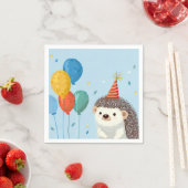 Cute Hedgehog Party Paper  Serviette (Beispiel)
