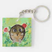 Cute Hedgehog Schlüsselanhänger (Rückseite)