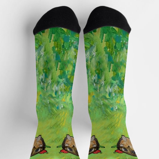 Cute Hedgehog Socken (Oben)