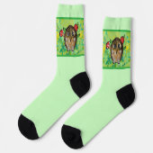 Cute Hedgehog Socken (Linkes Detail)